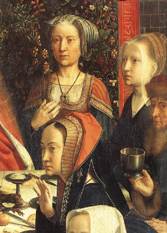 DAVID, Gerard The Marriage at Cana (detail) dsg Germany oil painting art